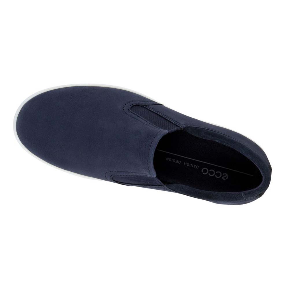 Pánské Boty Casual Ecco Soft 7 Slip On 2.0 Blankyt Tmavě Blankyt | CZ 479WNB